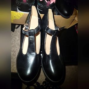 Women's platform mary janes